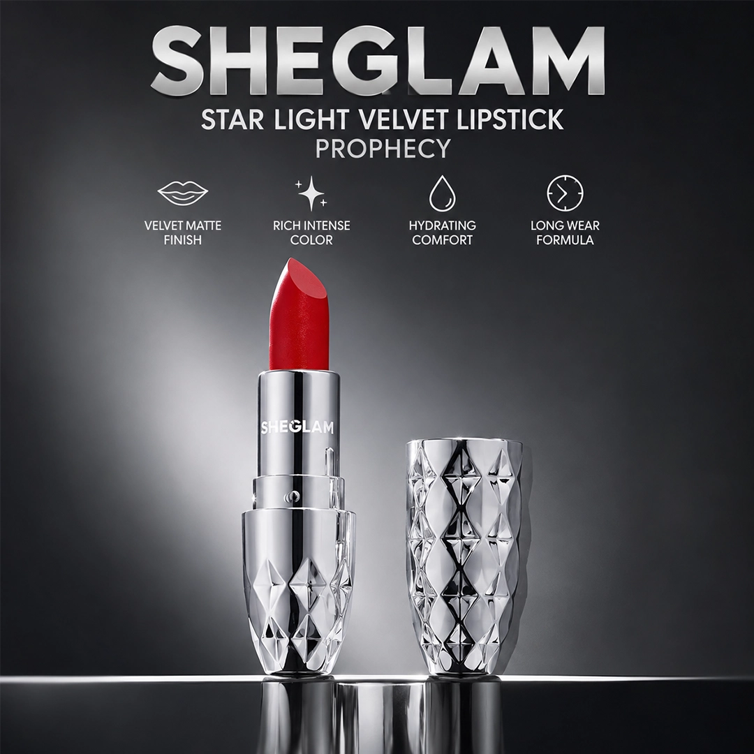SHEGLAM STAR LIGHT VELVET LIPSTICK PROPHECY