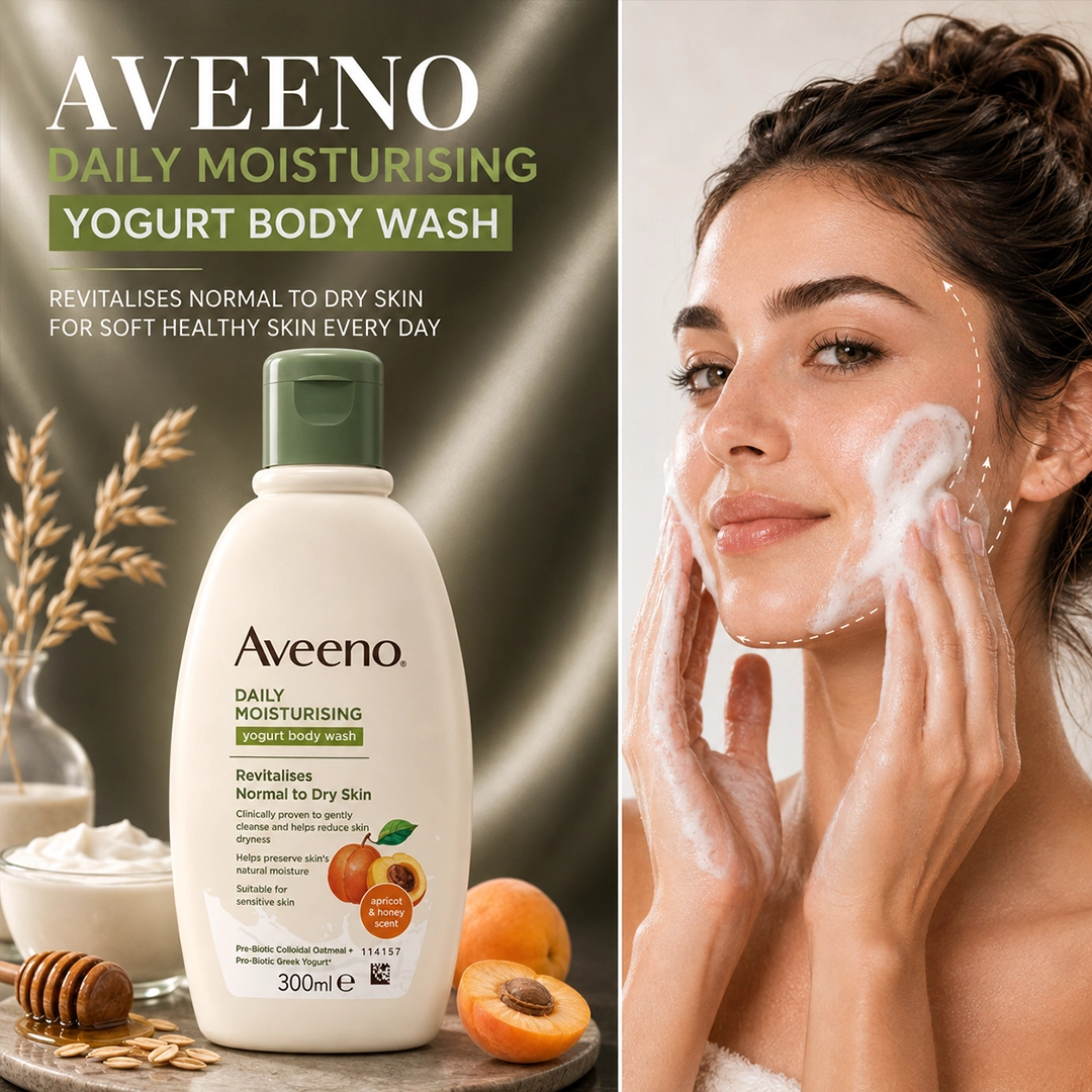 AVEENO BODY WASH 300ML DAILY MOISTURISING