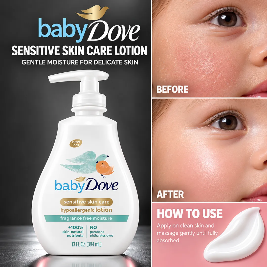 DOVE USA BABY LOTION 384ML CALMING MOISTURE