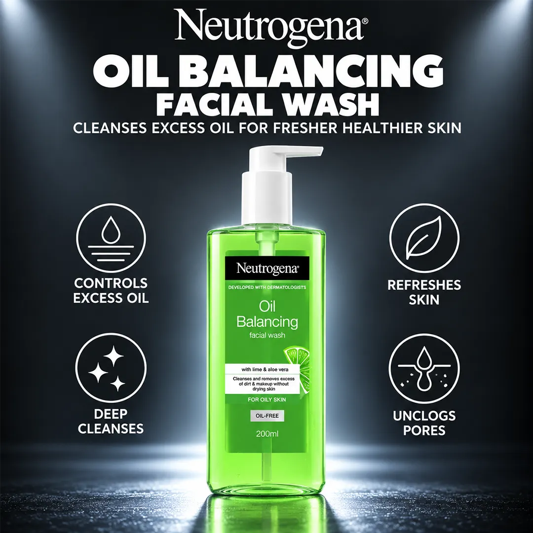 NEUTROGENA OIL BALANCING FACIAL WASH 200ML
