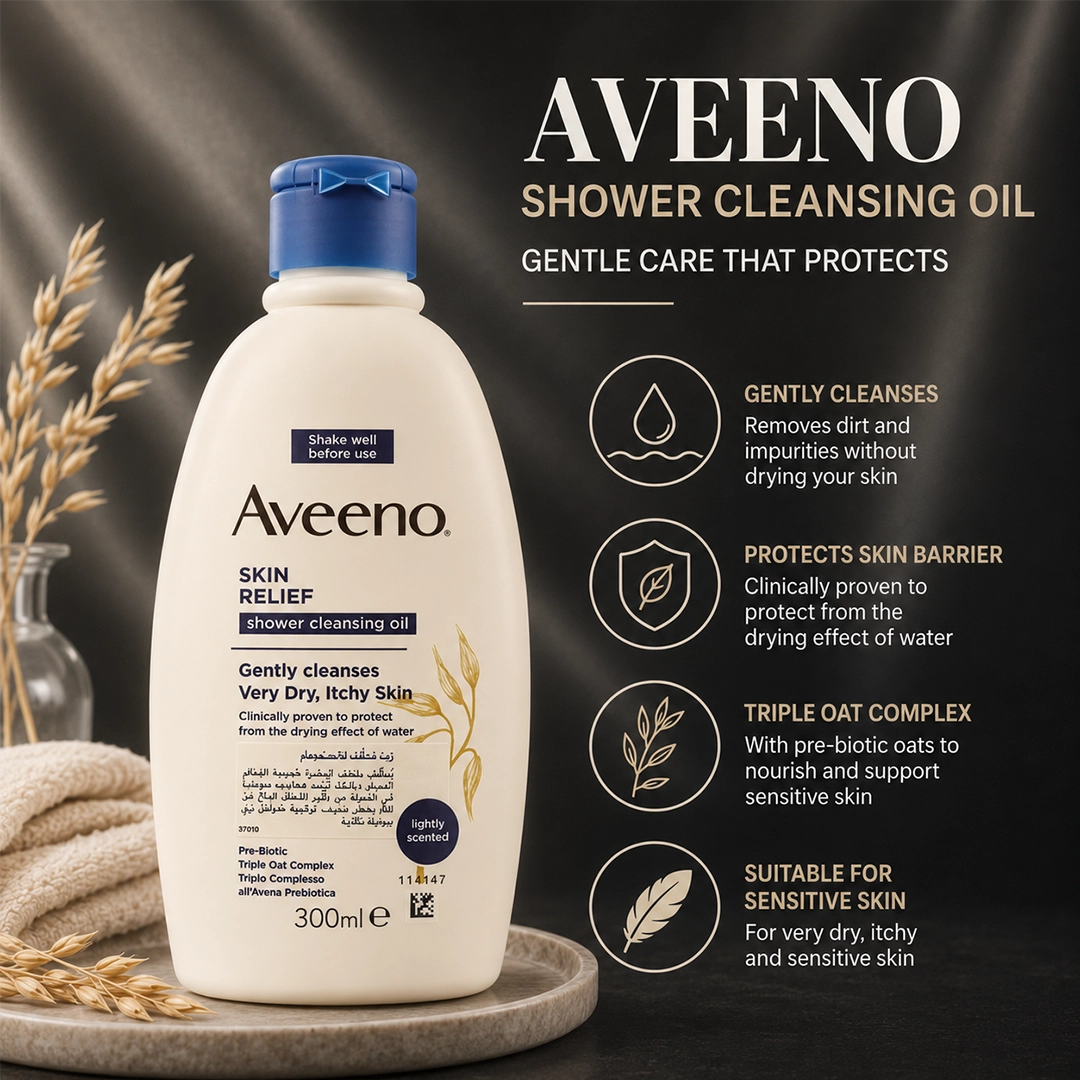 AVEENO SHOWER CLEANSING OIL 300ML