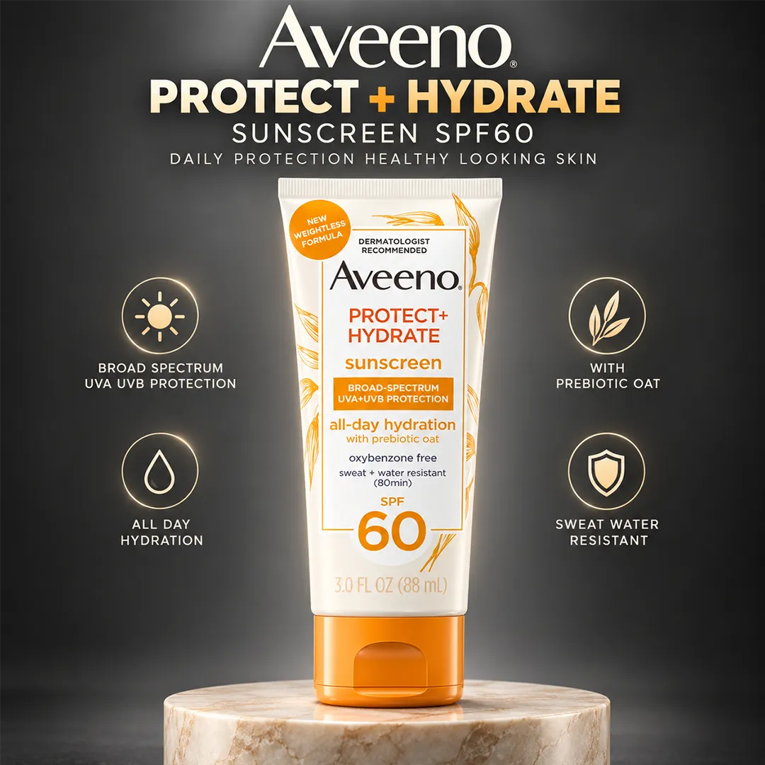 AVEENO SUNSCREEN 88ML PROTECT & HYDRATE SPF60