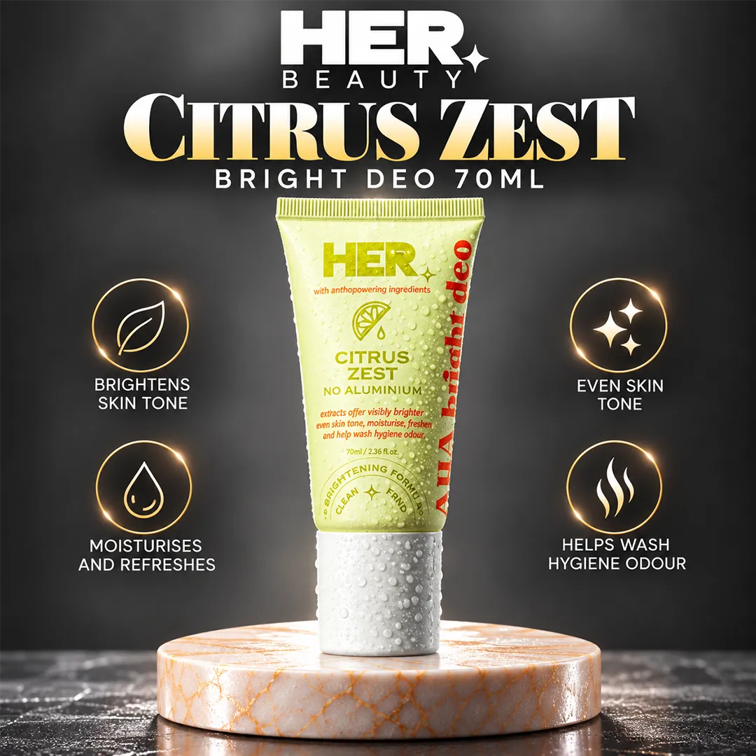 HER BEAUTY CITRUS ZEST BRIGHT DEO 70ML
