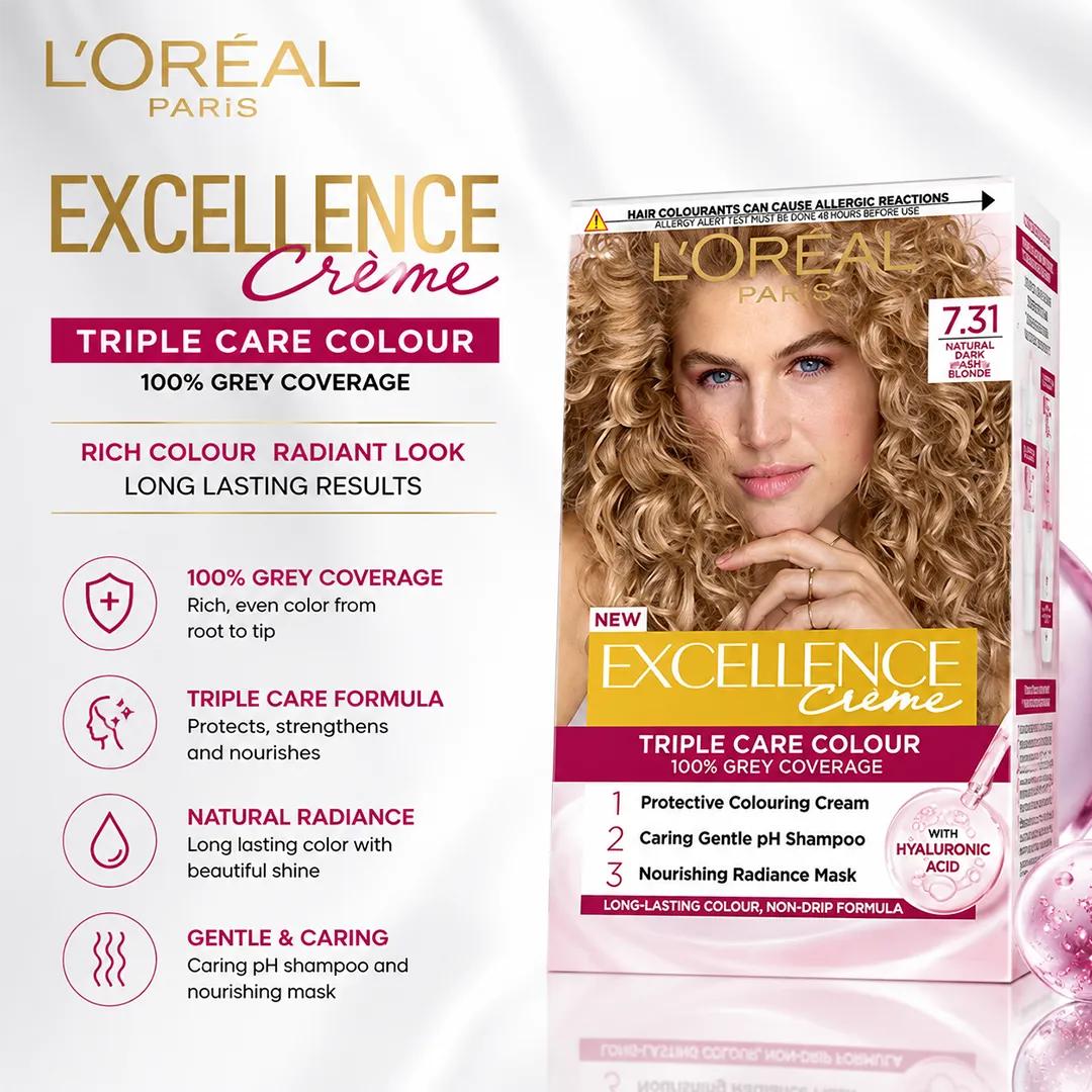 LOREAL CREAM EXCELLENCE COLOR 7.31