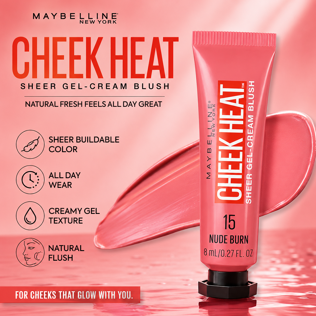 MAYBELLINE CHEEK HEAT CREAM BLUSH