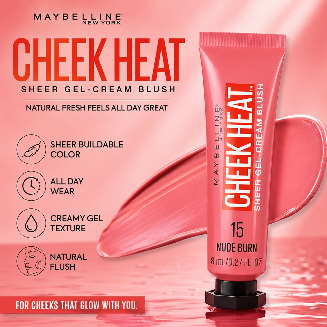 MAYBELLINE CHEEK HEAT CREAM BLUSH