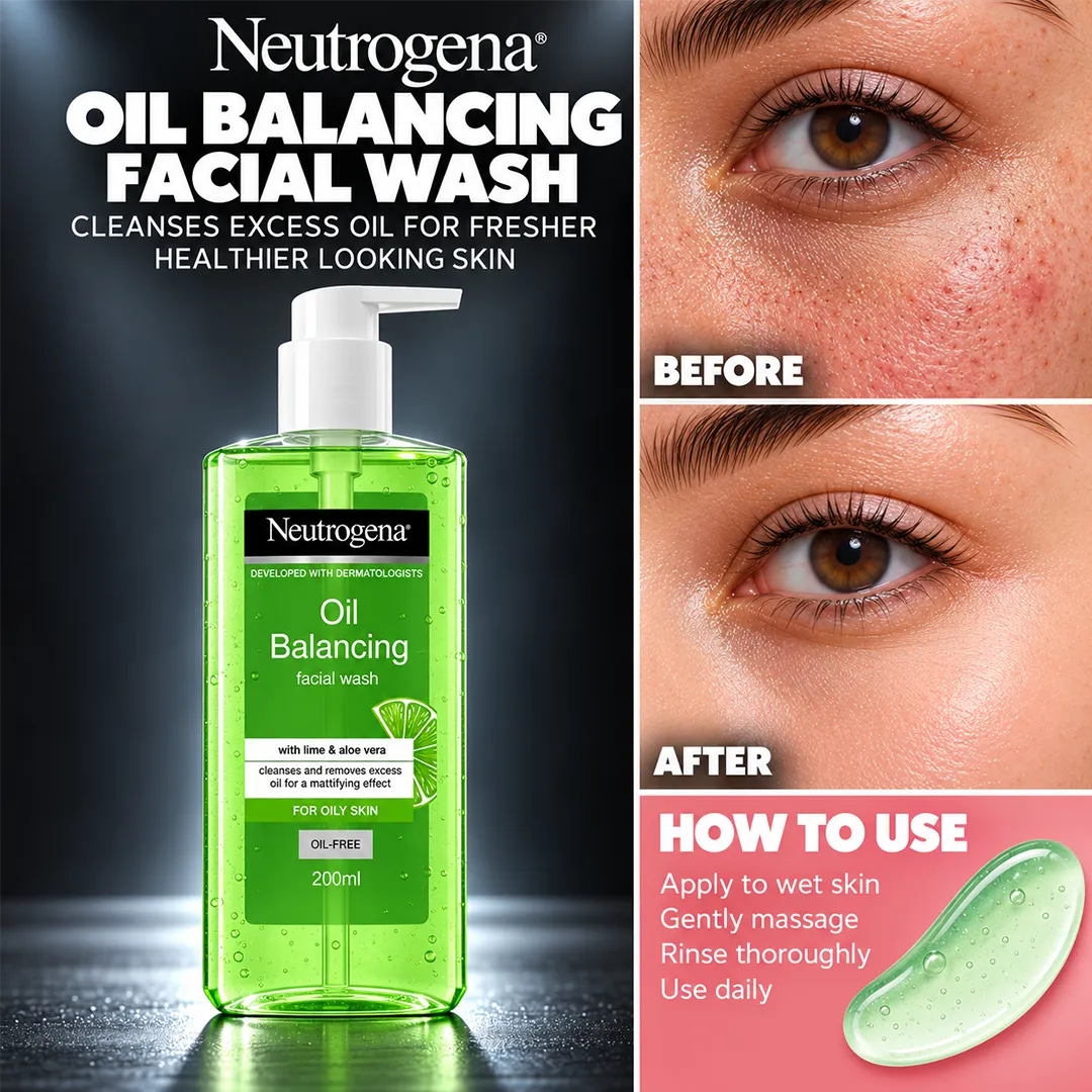 NEUTROGENA OIL BALANCING FACIAL WASH 200ML