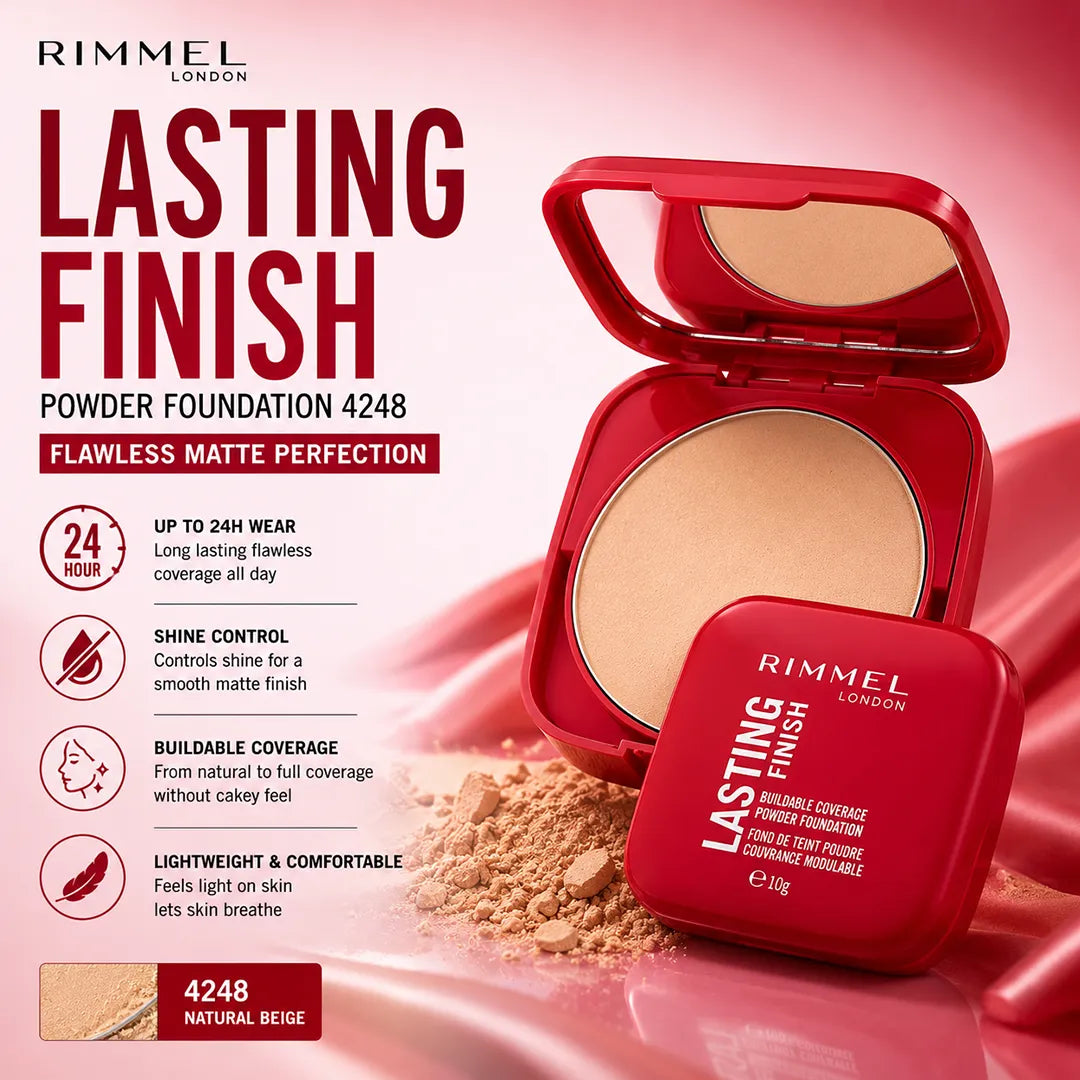 RIMMEL LASTING FINISH POWDER FOUNDATION 4248