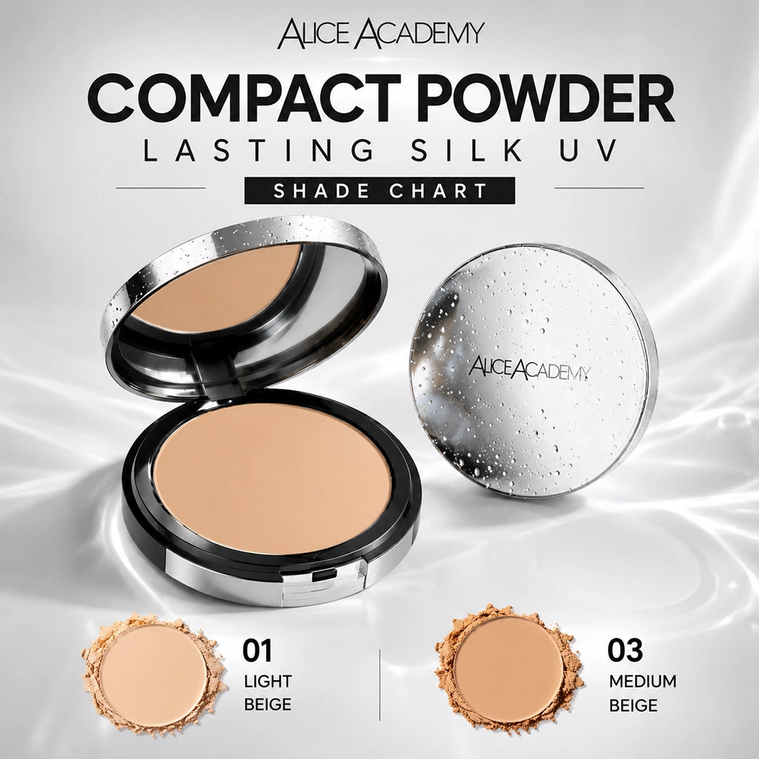 ALICE ACADEMY COMPACT POWDER LASTING SILK UV