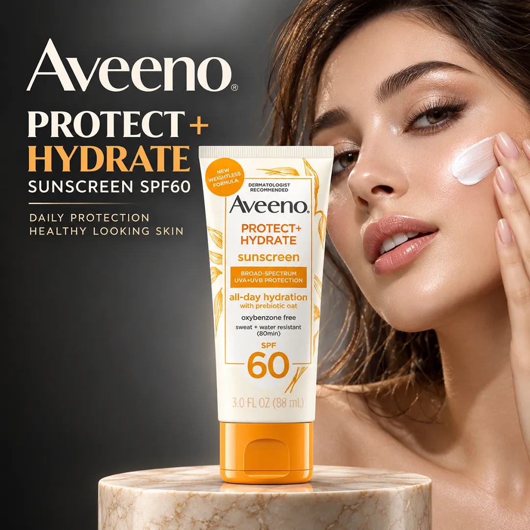 AVEENO SUNSCREEN 88ML PROTECT & HYDRATE SPF60