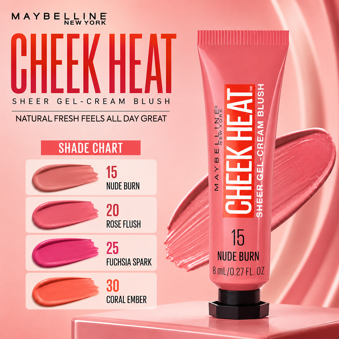 MAYBELLINE CHEEK HEAT CREAM BLUSH