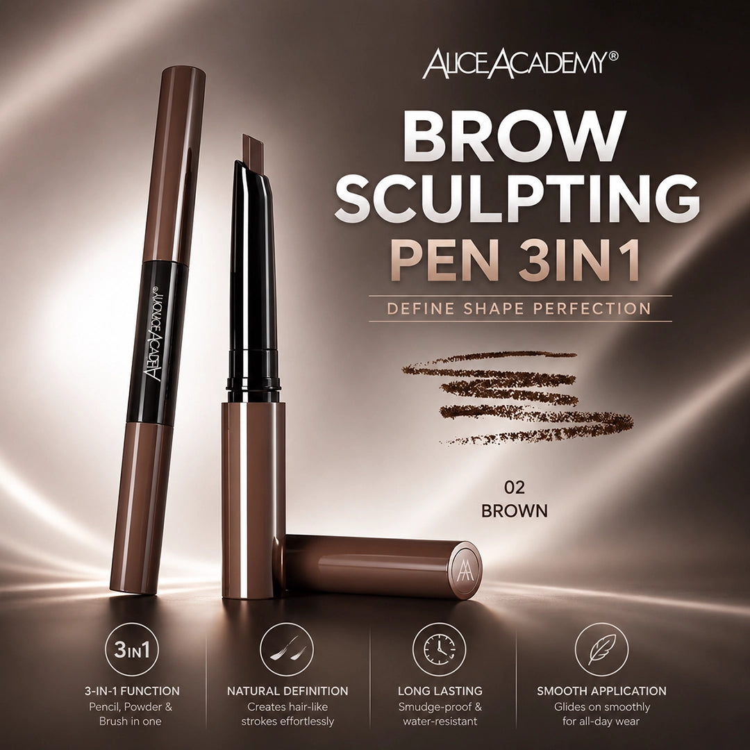 ALICE ACADEMY BROW SCULPTING PEN 3IN1