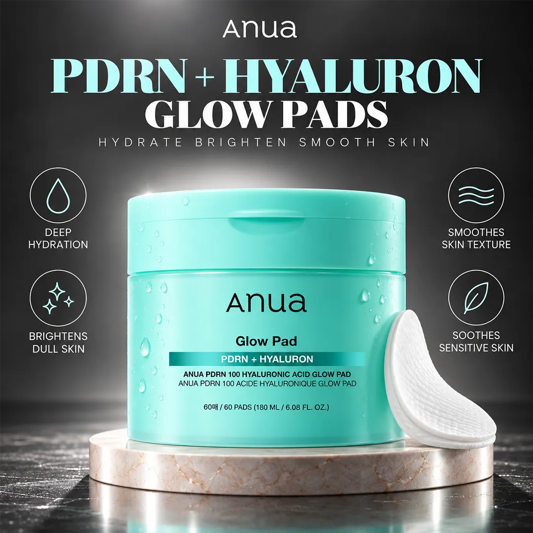 ANUA  PDRN+HYALURON GLOW PADS 60CS