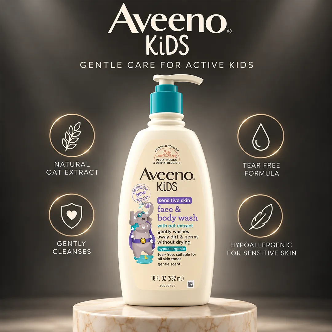 AVEENO BABY BODY WASH KIDS 532ML