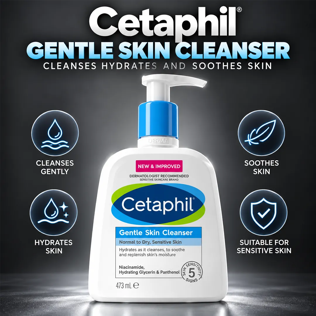 CETAPHIL GENTLE SKIN CLEANSER 473MLS