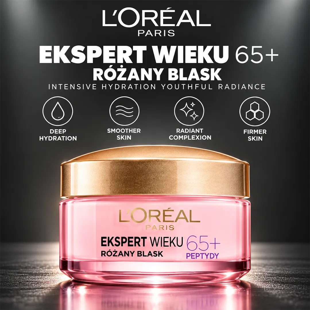 LOREAL EKSPERT 50ML NAWILZENIA 24H OLEJEK ROZANY