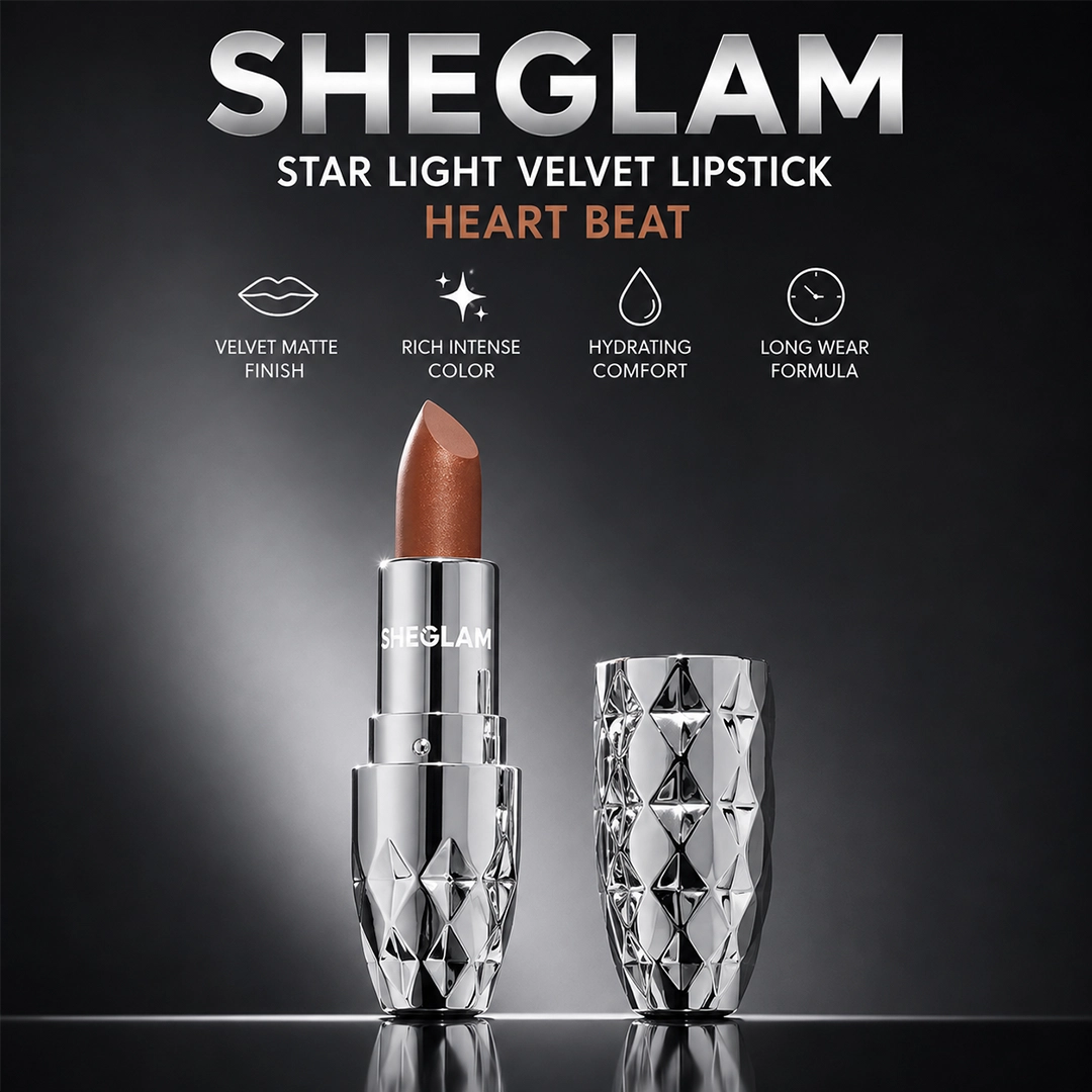 SHEGLAM STAR LIGHT VELVET LIPSTICK HEART BEAT