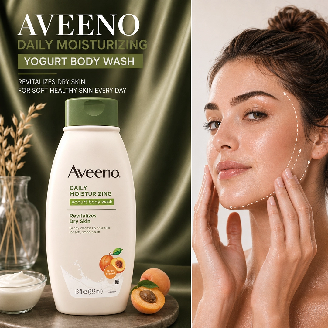 AVEENO BODY WASH 532ML YOUGURT DRY SKIN