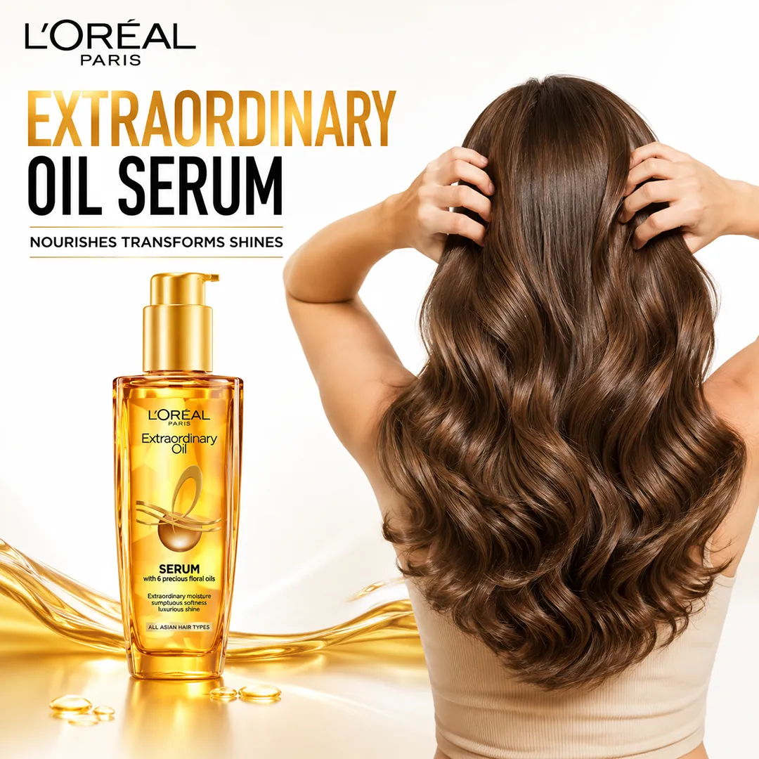 LOREAL EXTRAODINARY OIL HAIR SERUM 100ML