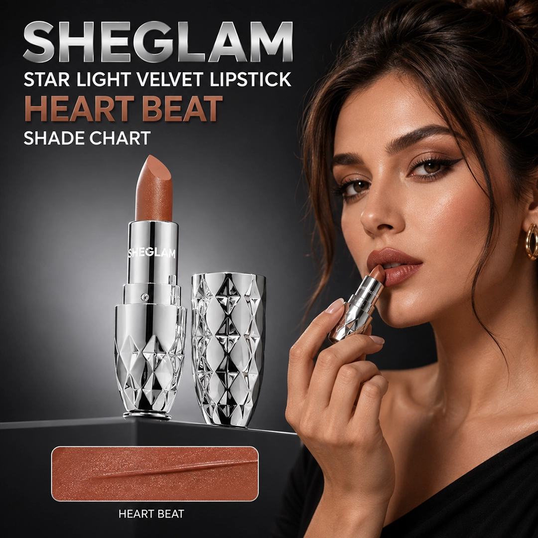 SHEGLAM STAR LIGHT VELVET LIPSTICK HEART BEAT