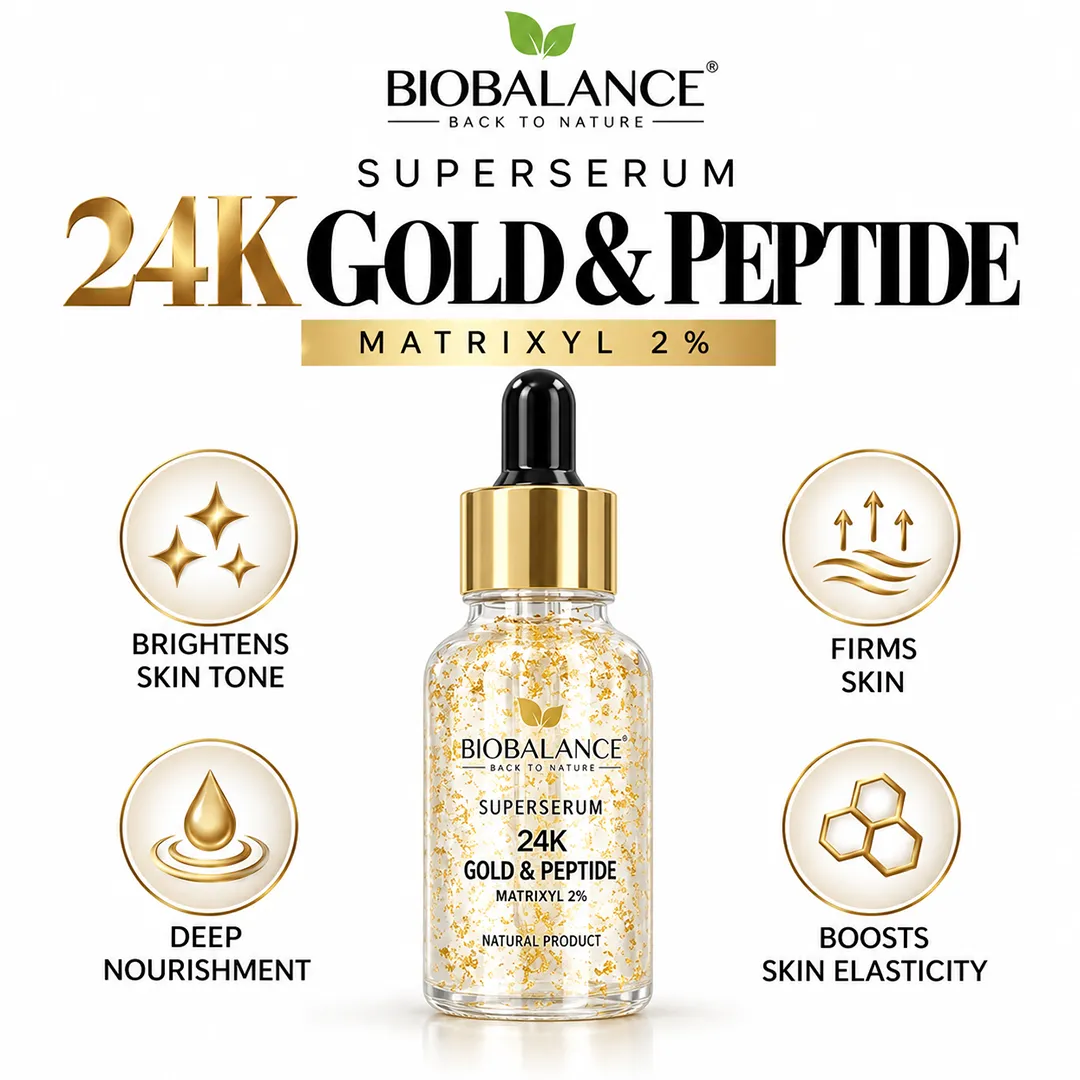 BIO BALANCE SUPER SERUM GOLD & PEPTIDE 24K 30ML