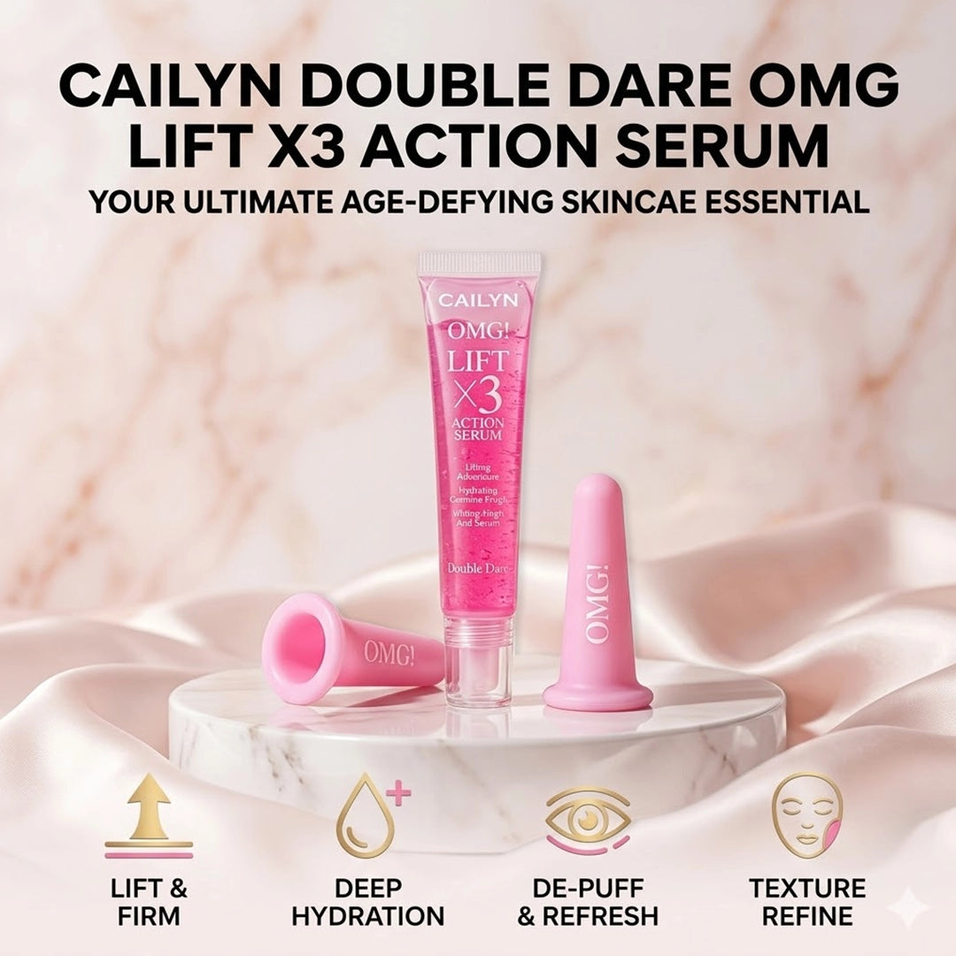 CAILYN DOUBLE DARE OMG LIFT X3 ACTION SERUM W CUPPING KIT