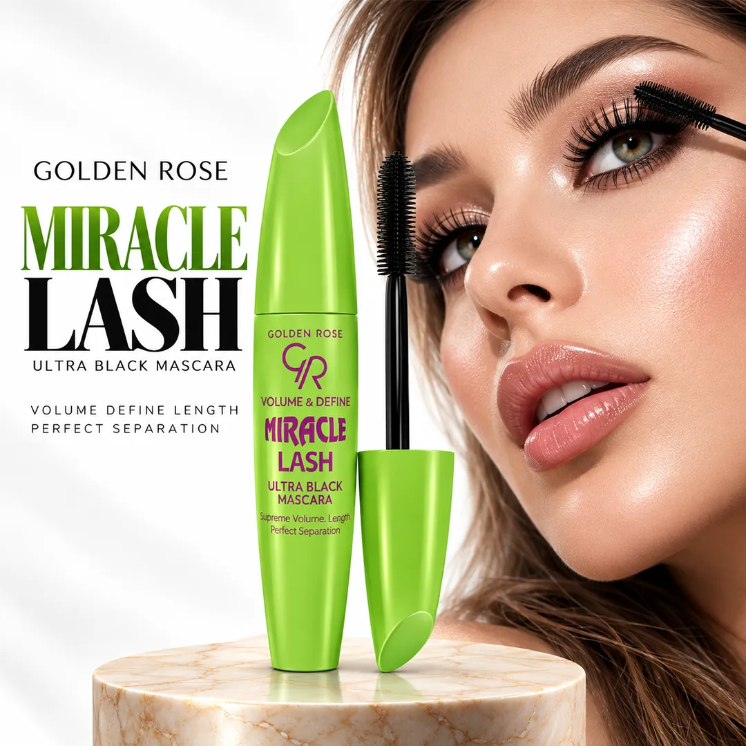 GOLDEN ROSE MASCARA MIRACLE LASH BLACK