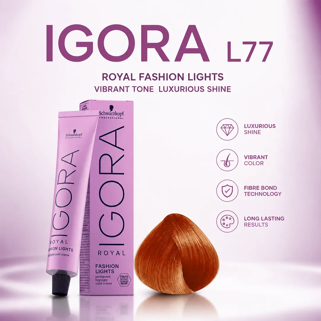 IGORA HAIR COLOR L77.