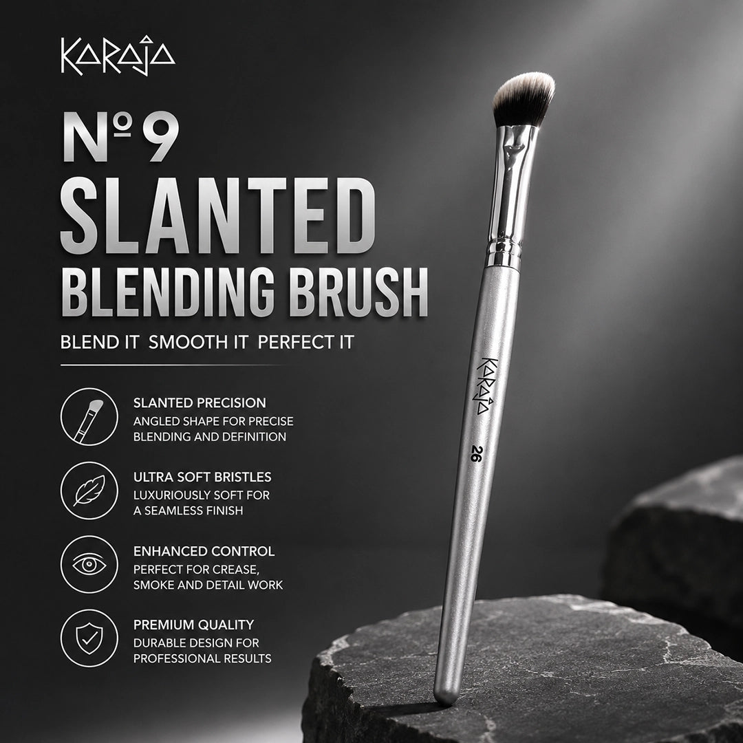 KARAJA N9 SLANTED BLENDING BRUSH