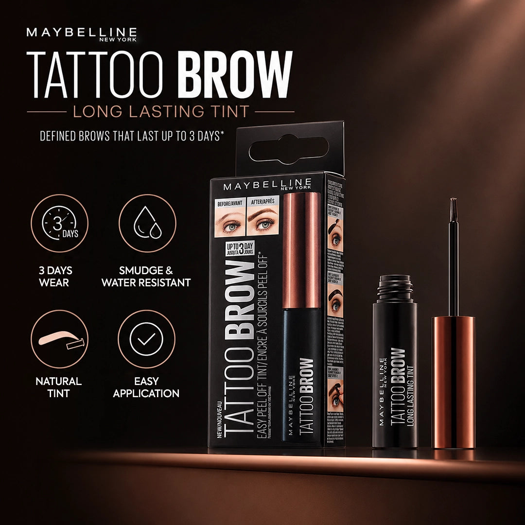 MAYBELLINE TATTOO BROW GEL TINT (1725)