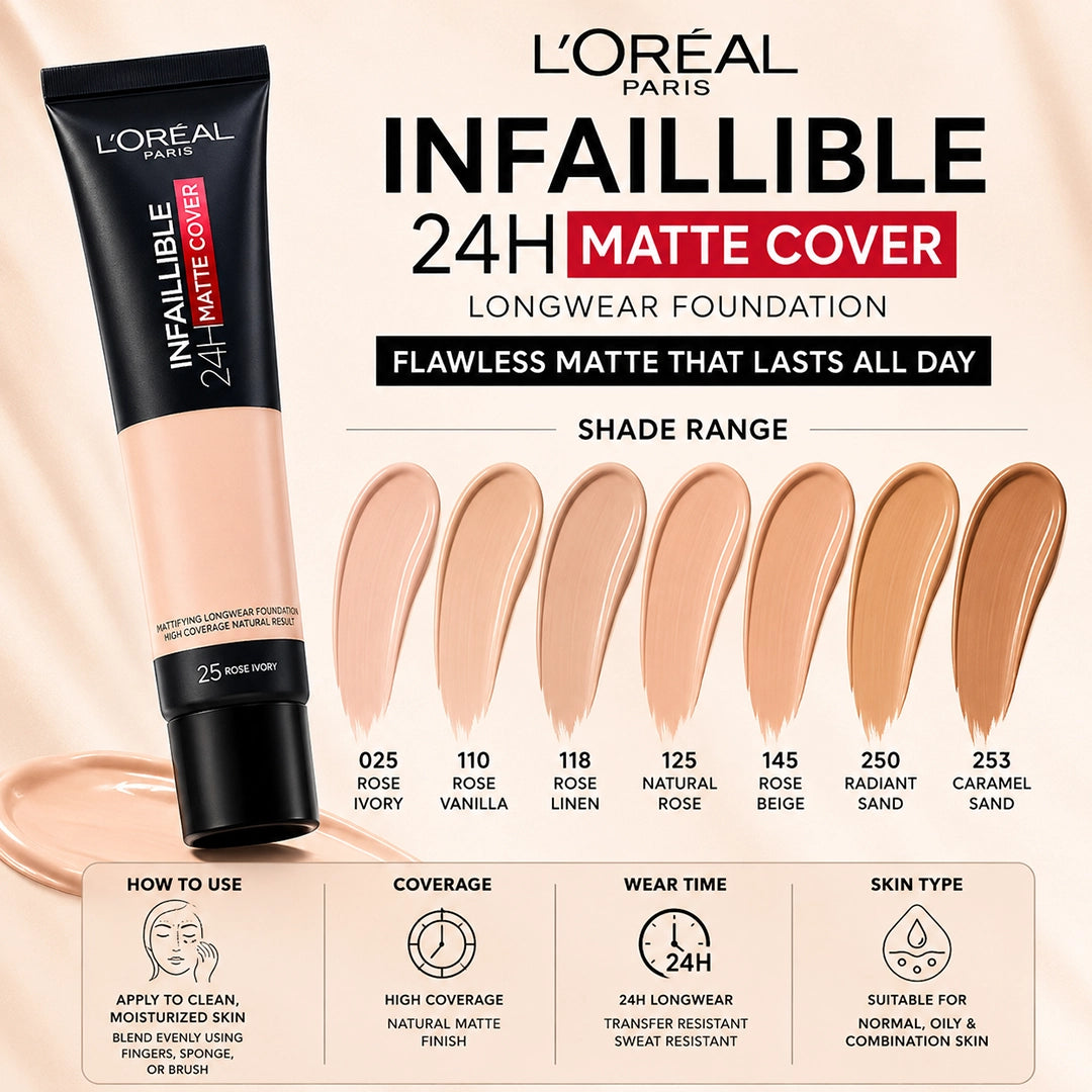 LOREAL INFAILLIBLE FOUNDATION
