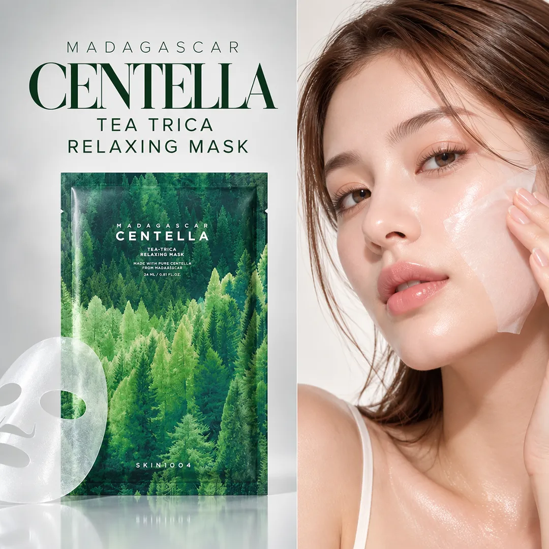 MADAGASCAR CENTELLA  TEA TRICA RELAXING MASK 24ML SKIN1004