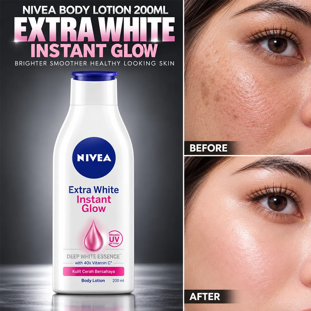NIVEA BODY LOTION 200ML EXTRA WHITE INSTANT GLOW