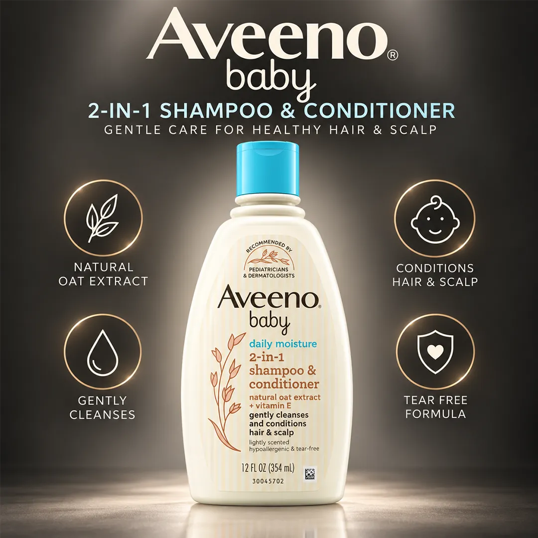 AVEENO BABY 2IN1 SHAMPOO & CONDITIONER 354ML