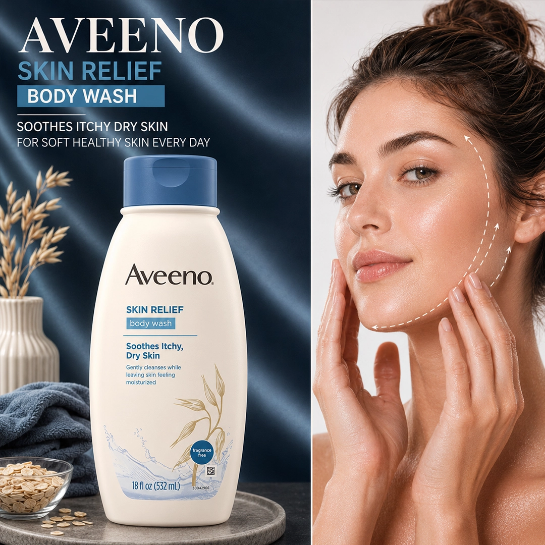 AVEENO BODY WASH 532ML SOOTHES ITCHY DRY SKIN