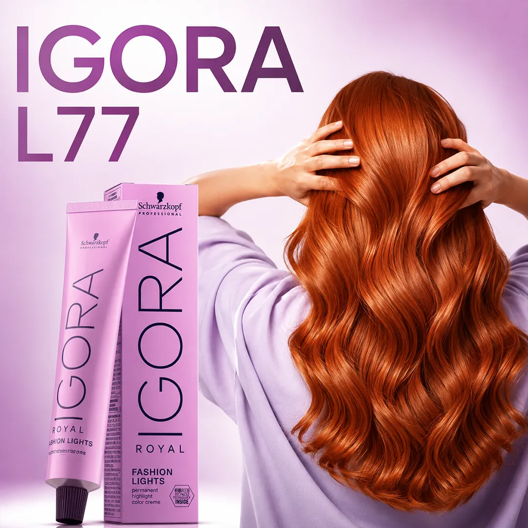 IGORA HAIR COLOR L77.