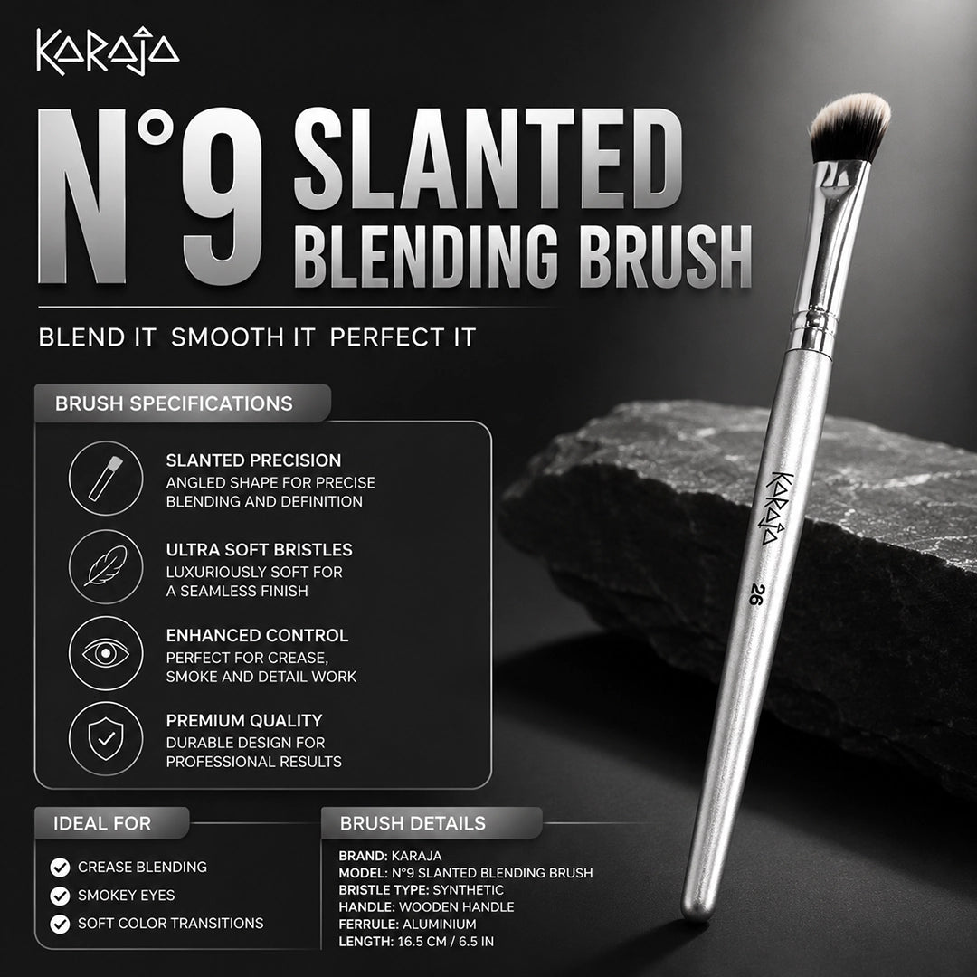 KARAJA N9 SLANTED BLENDING BRUSH