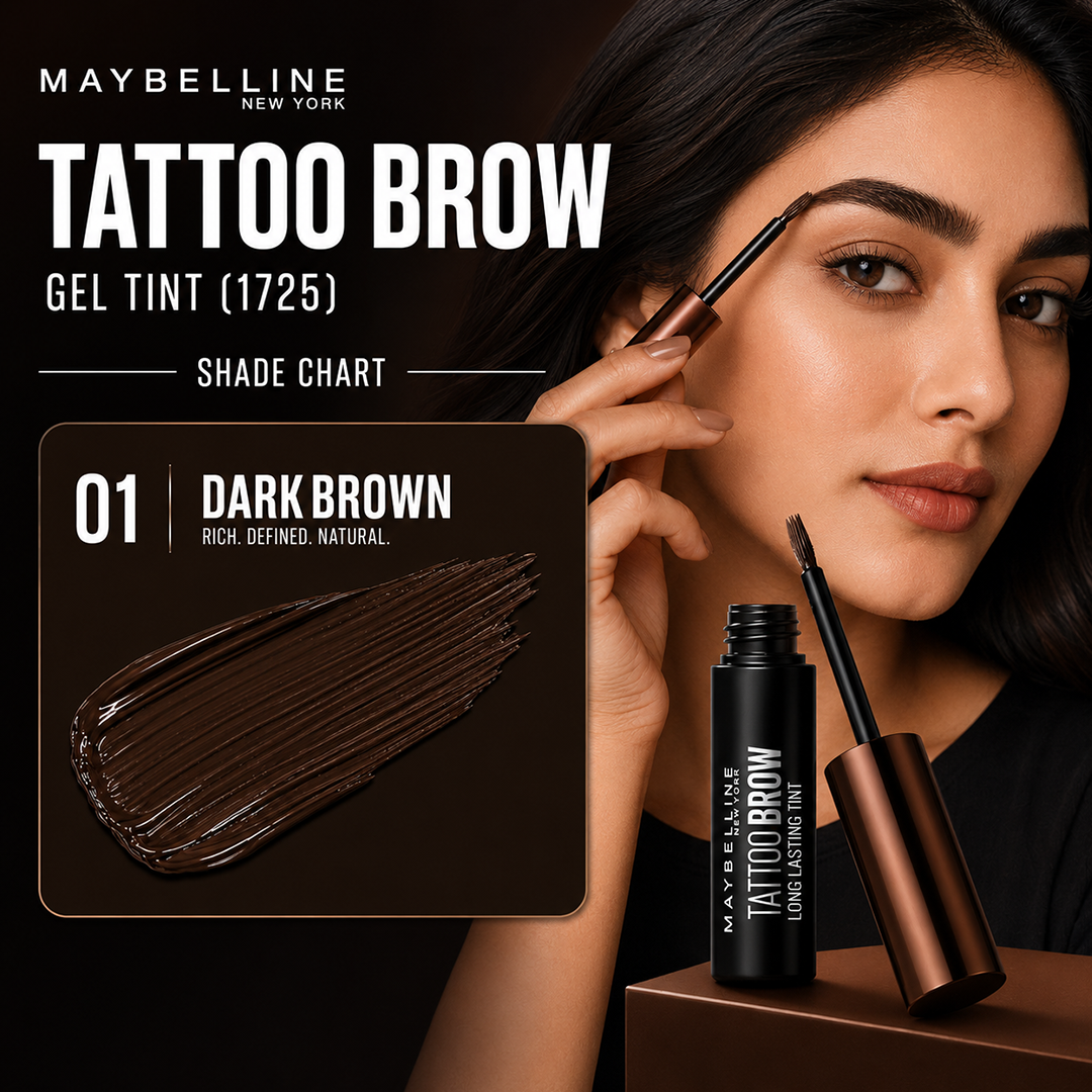 MAYBELLINE TATTOO BROW GEL TINT (1725)