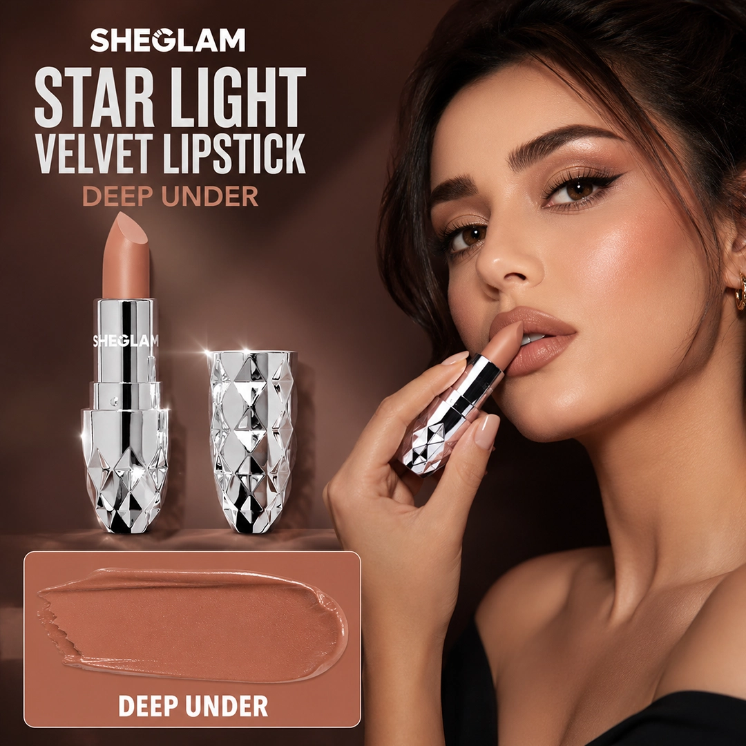 SHEGLAM STAR LIGHT VELVET LIPSTICK DEEP UNDER