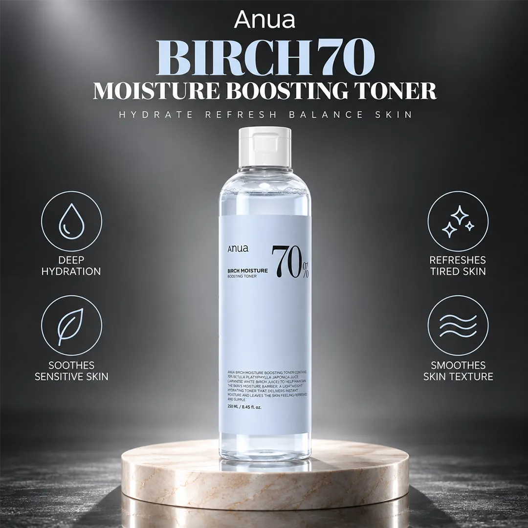 ANUA BIRCH 70 MOISTURE BOOSTING TONER 250ML