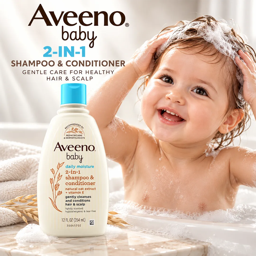 AVEENO BABY 2IN1 SHAMPOO & CONDITIONER 354ML