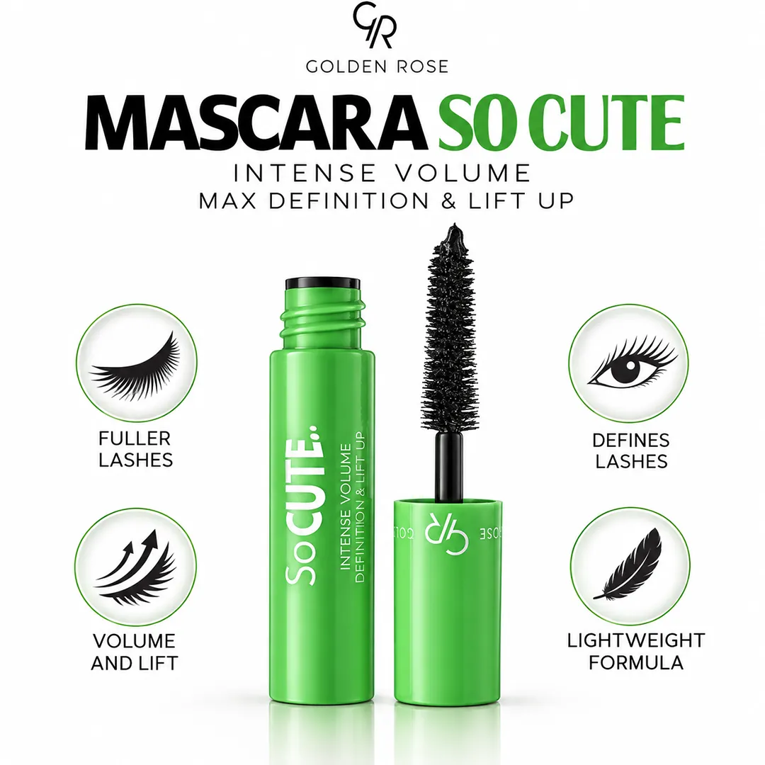 GOLDEN ROSE MASCARA SO CUTE DEFINATION & LIFT UP