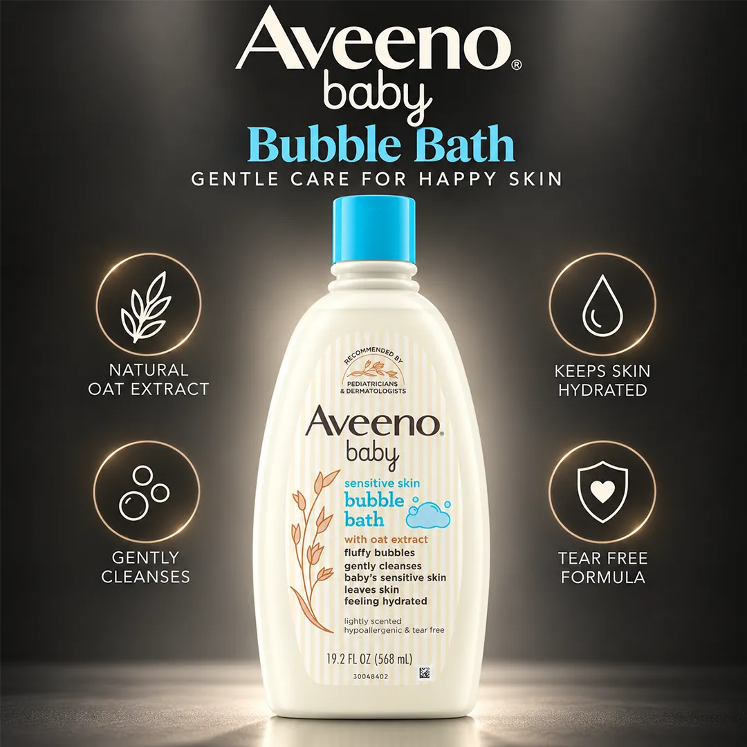 AVEENO BABY BUBBLE BATH 568ML