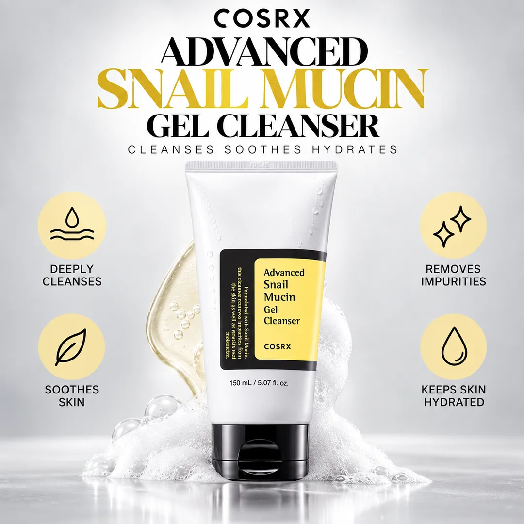 COSRX SNAIL MUCIN GEL CLEANSER 150ML
