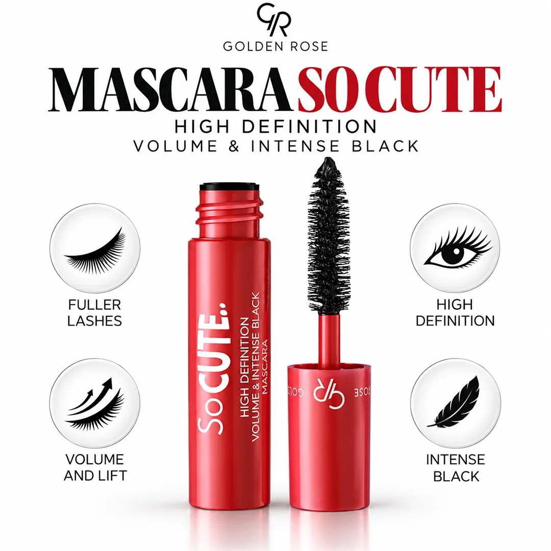 GOLDEN ROSE MASCARA SO CUTE HIGH DEFINATION