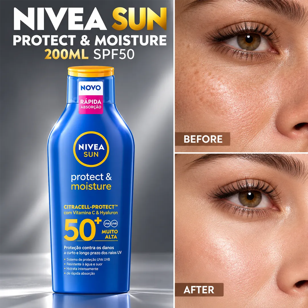 NIVEA SUN PROTECT & MOISTURE 200ML SPF50