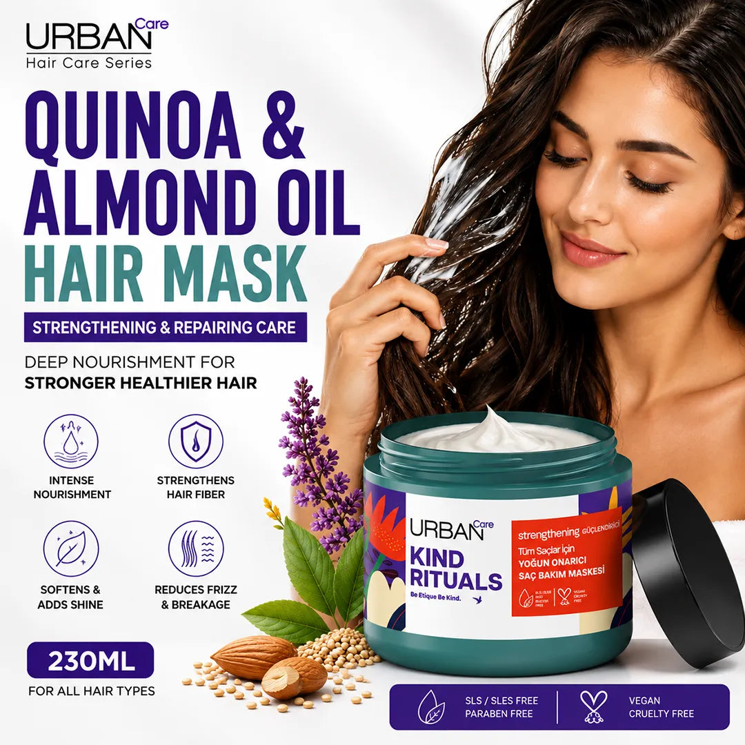 URBAN CARE QUINOA & ALMOND OIL HAIR MASK 230ML