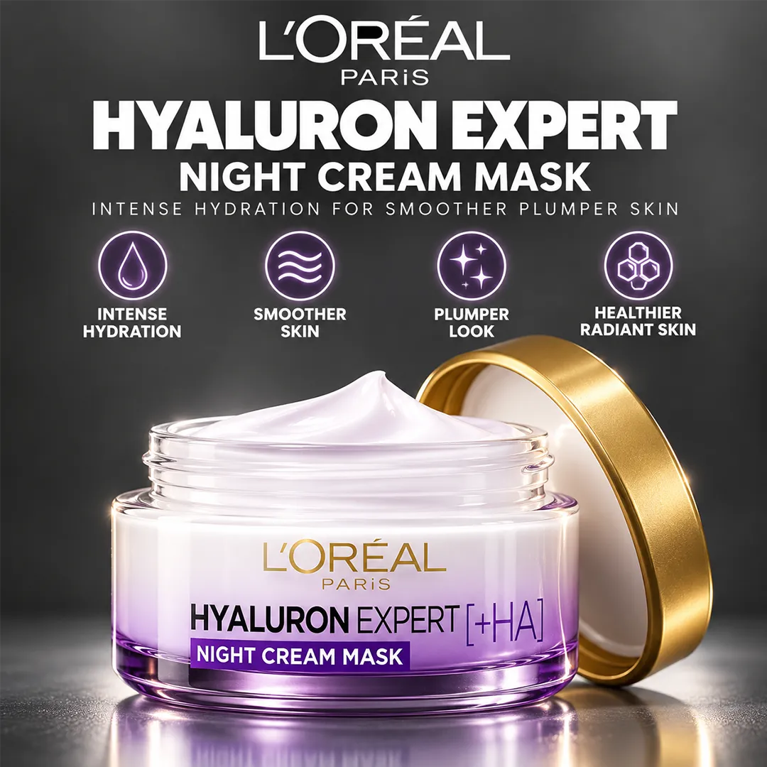 LOREAL HYALURON EXPERT NIGHT CREAM MASK 50ML