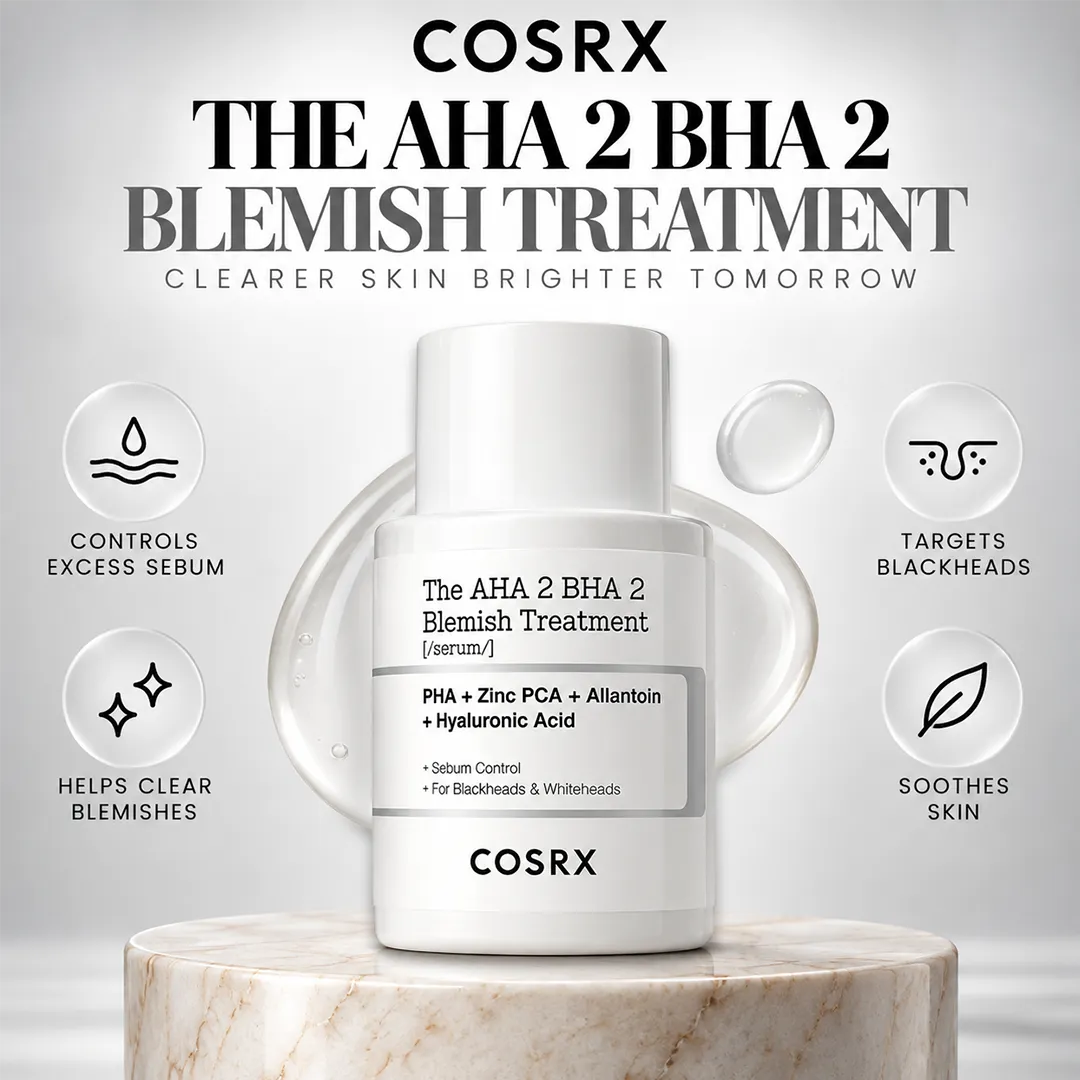 COSRX THE AHA 2 BHA 2 BLEMISH TREATMENT SERUM 50GM
