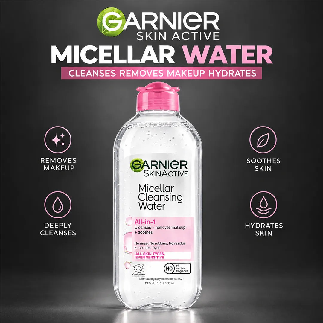 GARNIER SKIN ACTIVE MICELLAR WATER 400ML